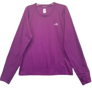 The North Face Bella LS Crew Pullover Women's Vaporwick - Purple Size Large